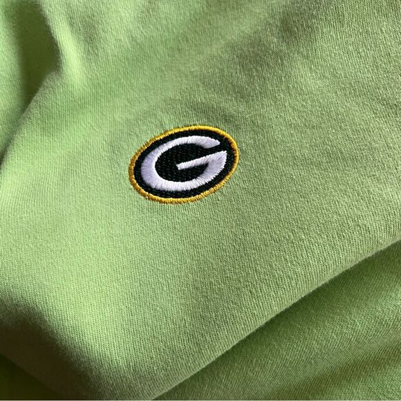 Greg Norman Green Packers Pullover Golf Top - Picture 8 of 10